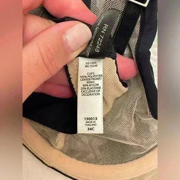 Felina Women's Sabrina Floral Plunge Contour Bra Size 34 C - Picture 7 of 8